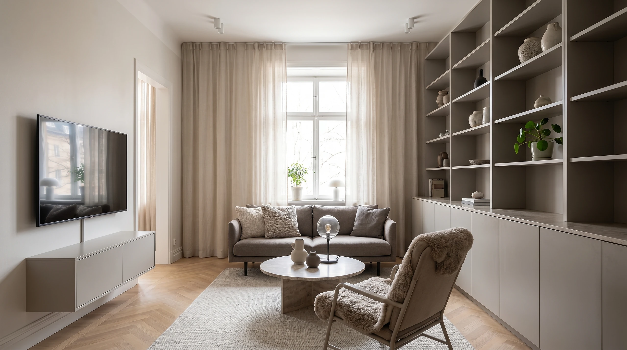 Apartamento V1 salón reforma de Puntoreforma